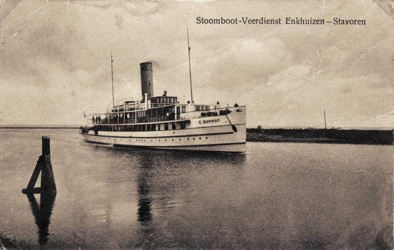 ss C. Bosman aankomst Enkhuizen